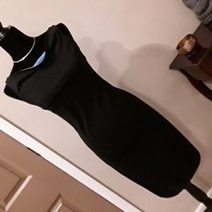 Little Black Dress w/Hint of Blue Size 6/7/8